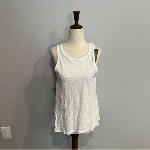 JCREW Xs White Sleeveless Women's Cotton Tank Top Brand New with Tags